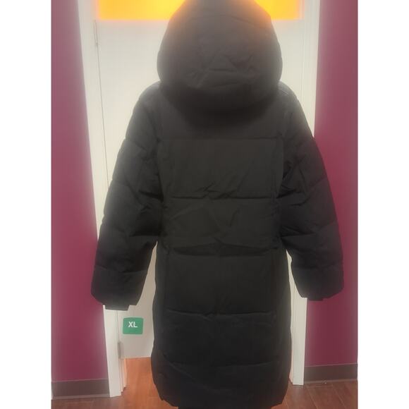 Calvin Klein Women’s Long Parka Coat Down Black XL - Picture 5 of 8